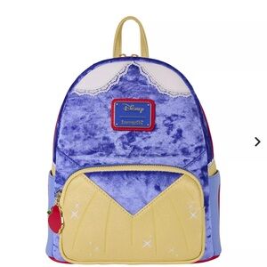 Loungefly Disney Snow White Blue and Yellow Backpack